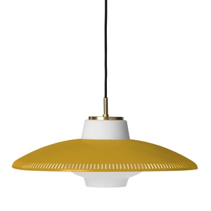 Warm Nordic Opal Shade Hanglamp Honing Geel