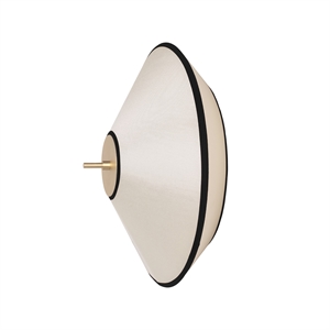 Edgeform Tafta Wand-/Plafondlamp Ø40 Zwart/Off-White