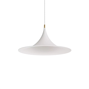 Linea Light Morgana Hanglamp Ø47 Wit/ Geborsteld goud
