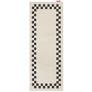 Fatboy Carpretty Catwalk Check Tapijt 80x200 cm Antraciet/ Crème