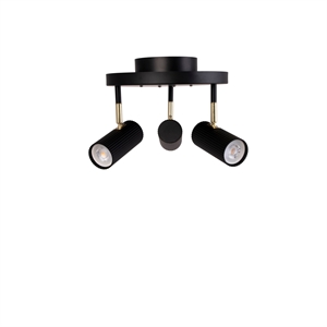Globen Lighting Hubble 3 Plafondlamp Zwart