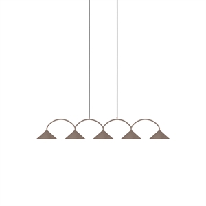 Globen Lighting Curve 5 Hanglamp Mocha