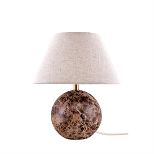 Globen Lighting Castello Tafellamp 35 Bruin Marmer