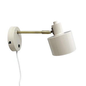 Dyberg Larsen Ocean Wandlamp Beige/ Messing