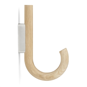 Gejst Hook Haak Eiken/Chroom
