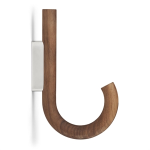 Gejst Hook Haak Walnoot/ Chroom