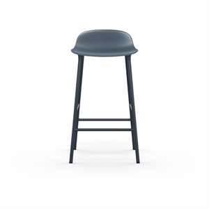 Normann Copenhagen Form Barkruk H65 cm Blauw/Staal