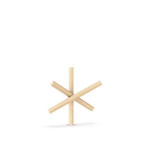 TON Houtblokken Haak Natuurlijk