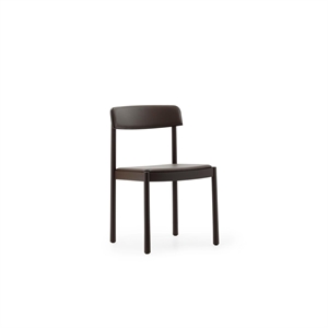 Normann Copenhagen Timb Eetkamerstoel Bekleed Bruin/chocolade Leer