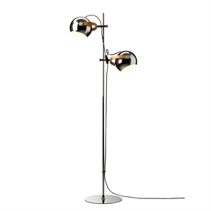 Halo Design DC Vloerlamp 2-Arms Ø18 Chroom