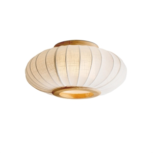 Halo Design Ballon Wand-/ Plafondlamp Ø40 Linnen Wit