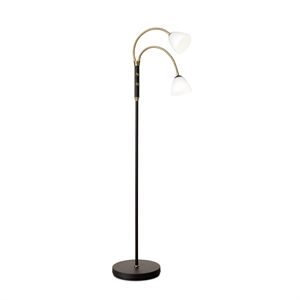 Halo Design Lucid Vloerlamp 2-Arm LED Opaal Antiek