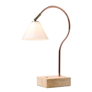 Halo Design Question Draagbare Lamp Koperen/ Antiek Messing/ Opaal