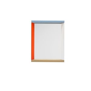 Vitra Color Frame Spiegel Klein Blauw/ Oranje