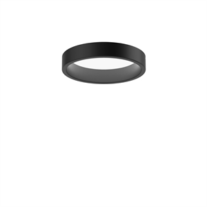 Louis Poulsen LP Circle Plafondlamp Half-Inbouw Ø26 3000K & Dali/ Schakelaar-Dim Zwart