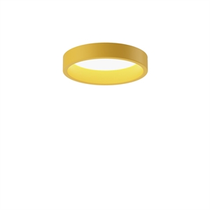 Louis Poulsen LP Circle Plafondlamp Half-Inbouw Ø26 3000K & Dali/ Schakelaar-Dim Geel