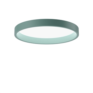 Louis Poulsen LP Circle Plafondlamp Half-Inbouw Ø45 3000K & Dali/ Schakelaar-Dim Pale Petroleum