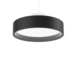 Louis Poulsen LP Circle Hanglamp Opal Diffuser Ø26 3000K & Dali/ Schakelaar-Dim Zwart