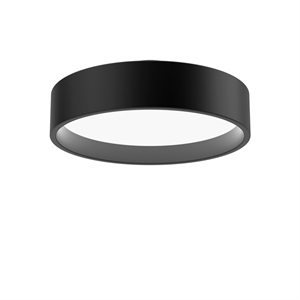 Louis Poulsen LP Circle Plafondlamp Opaal Diffuser Ø26 3000K & Dali/ Schakelaar-Dim Zwart