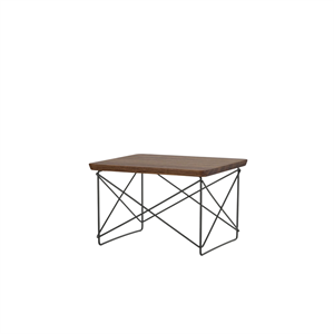 Vitra Occasional Table LTR Nachtkastje/Bijzettafel Donker Walnoot/ Zwart
