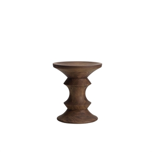 Vitra Eames Stool Model C Kruk Donker Walnoot