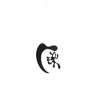 Vitra Eames Plywood Mobiel Model AL Decoratief Accessoire Zwart