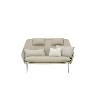 Vitra Slow Sofa Flocca 0650/ Beige 02/ Chroom