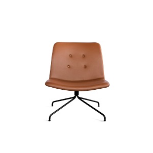 Bent Hansen Primum Fauteuil Zwart/Adrian Cognac