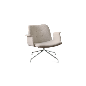 Bent Hansen Primum Fauteuil Met Armleuningen Roestvrij Staal/Ricco 21