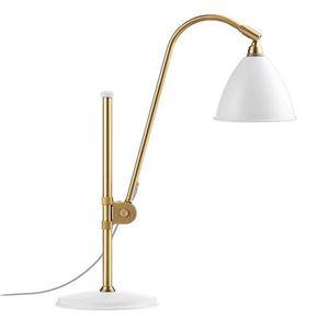 Bestlite BL1 Table Lamp Mat White & Brass