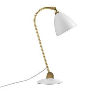 Bestlite BL2 Table Lamp Mat White & Brass