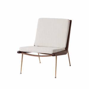 &Tradition Boomerang HM1 Fauteuil Walnoot/ Loop Cream