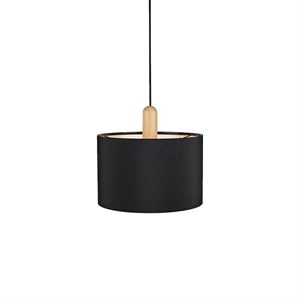 Darø Paso Wood 35 P1 Hanglamp Eiken/zwart Zwart Snoer