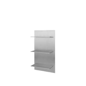 Ferm Living Opbergplank met drievoudige wand, Klein, Aluminium 