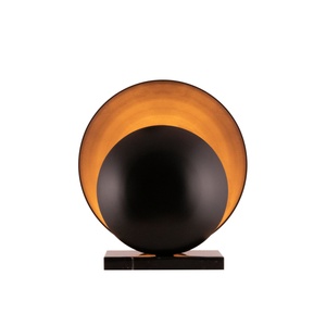 Globen Lighting Orbit Tafellamp Zwart/ Zwart Marmer