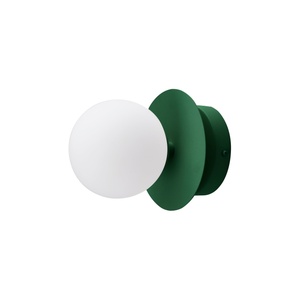 Globen Lighting Art Deco Wand-/ Plafondlamp Groen/ Wit