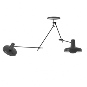 Grupa Products Arigato Double Plafondlamp Zwart