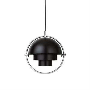 GUBI Multi-Lite Hanglamp Klein Chroom & Zwart