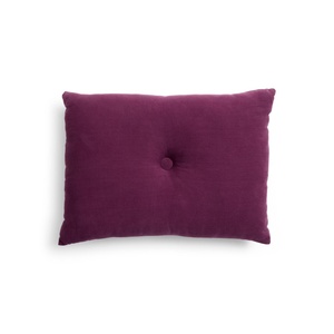 HAY Dot Linnen Kussen 60x45 Burgundy