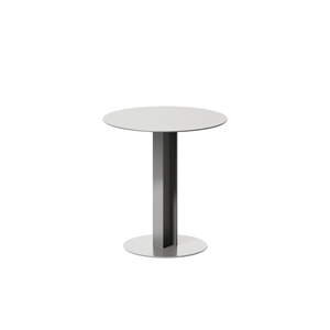 +Halle HEB 02 Tuintafel Ø70xH73 Metallic Grijs