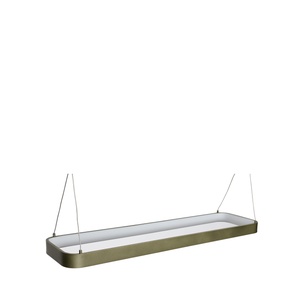 Hübsch Hanglamp Groot Metallic Donkergroen