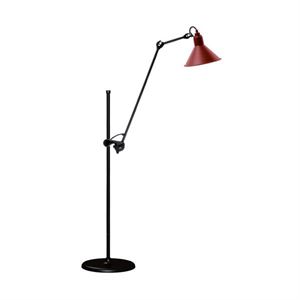 Lampe Gras N215 Vloerlamp Mat Zwart & Mat Rood