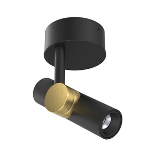 Linea Light Gans Wandlamp Ø14 Zwart/Goud