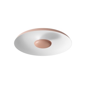 Linea Light Basin_S Plafondlamp Ø48 Beige Rood