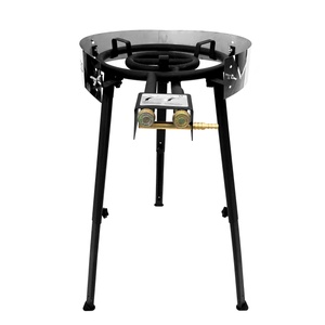 Mareld Gasbrander Met 2 Ringen 58 cm Zwart