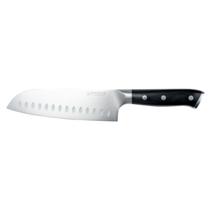 Mareld Europees Santoku mes 18 cm Zwart