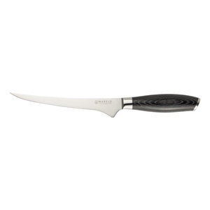 Mareld Akio Japans Flexibel Fileermes 19 cm Zwart