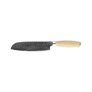 Mareld Akio Japans olijfgeslepen santoku mes 18 cm hout