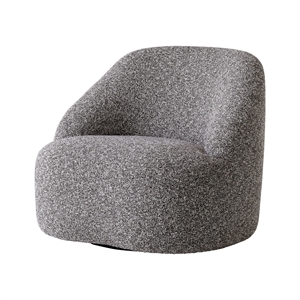 &Tradition Margas LC2 Fauteuil met Lampenvoet Zero 0011/ Zwart