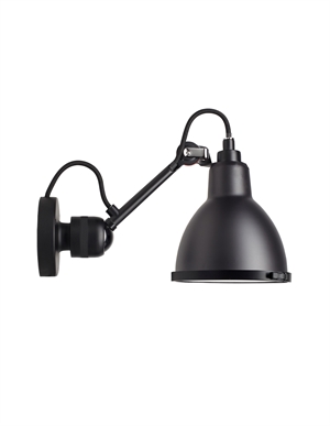 Lampe Gras N304 Wandlamp Badkamer Mat Zwart